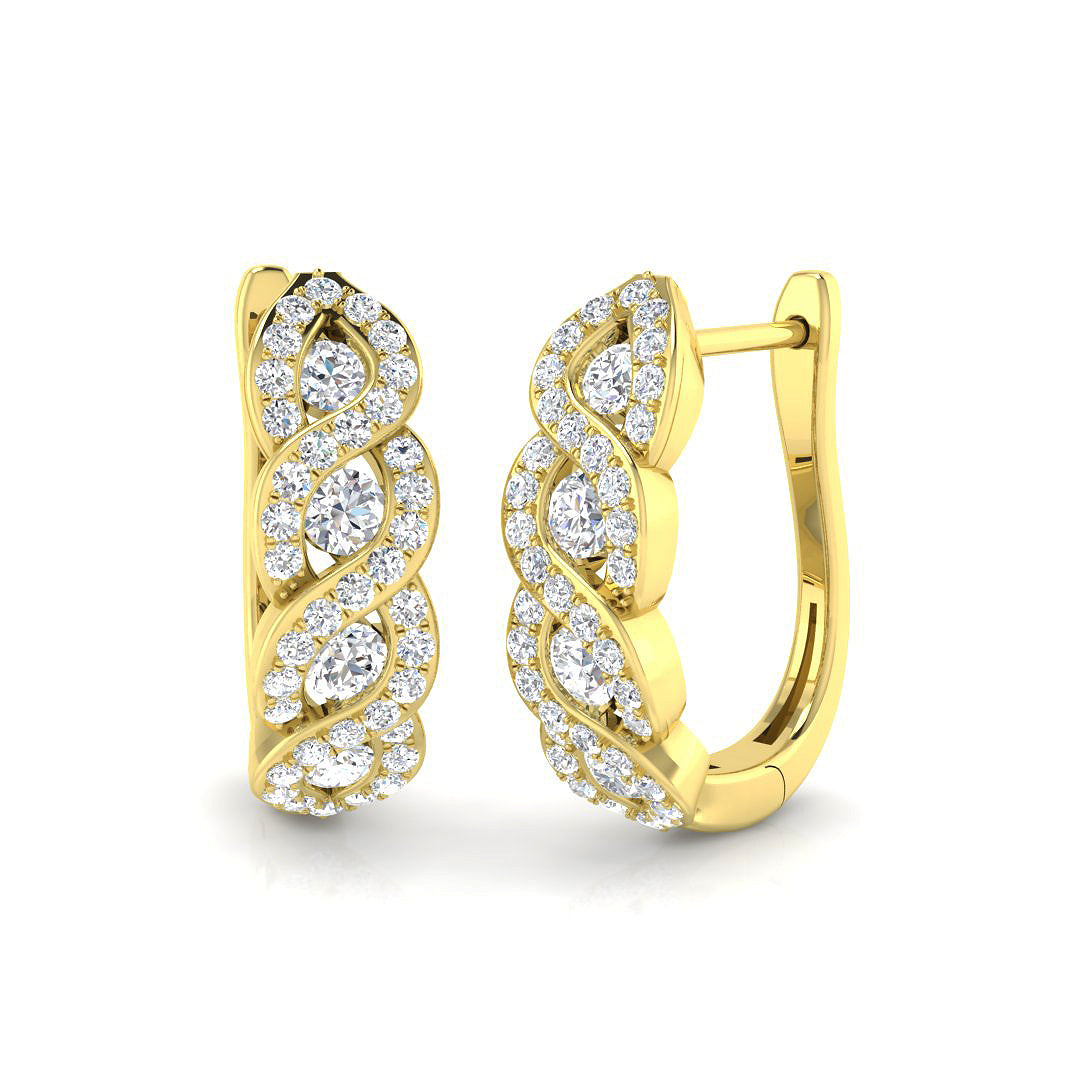 XYE2866 — Earrings - 9k Yellow Gold