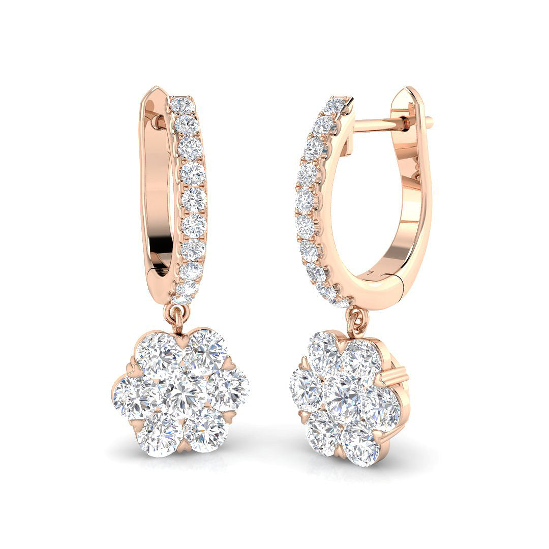XYE2868A — Earrings - 9k Rose Gold