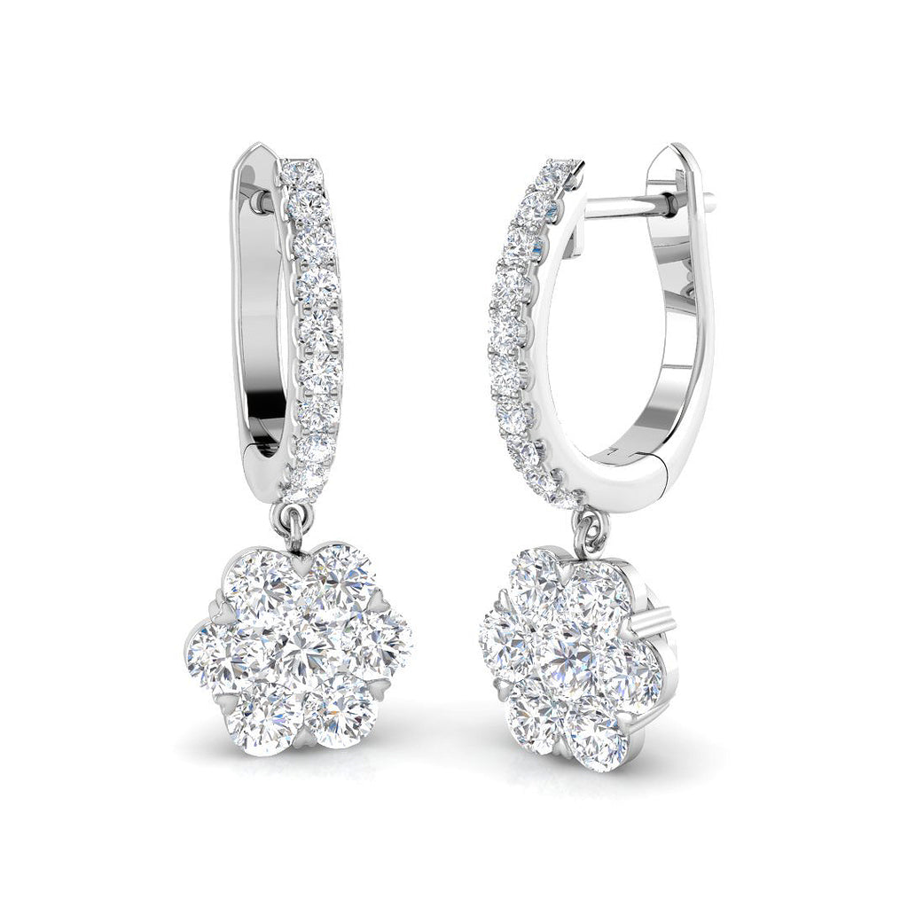 XYE2868A — Earrings - 9k White Gold