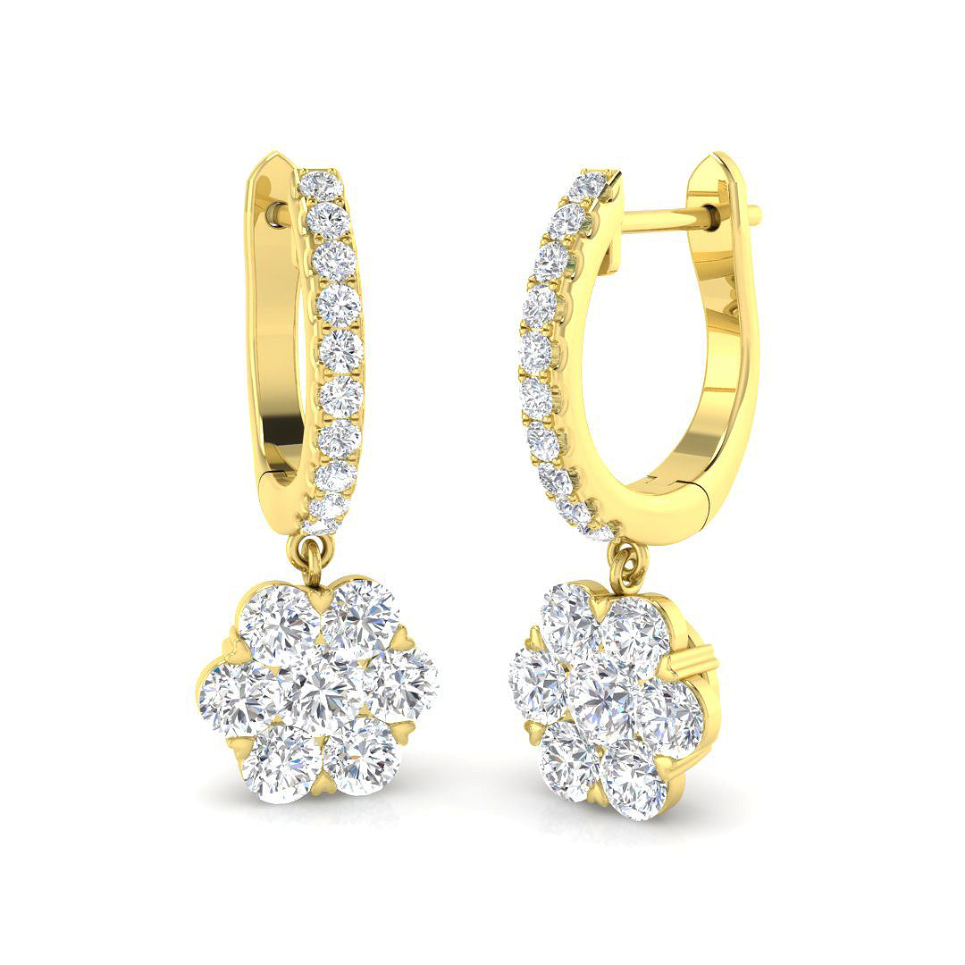XYE2868A — Earrings - 9k Yellow Gold