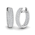 XYE2938 — Earrings - 9k White Gold