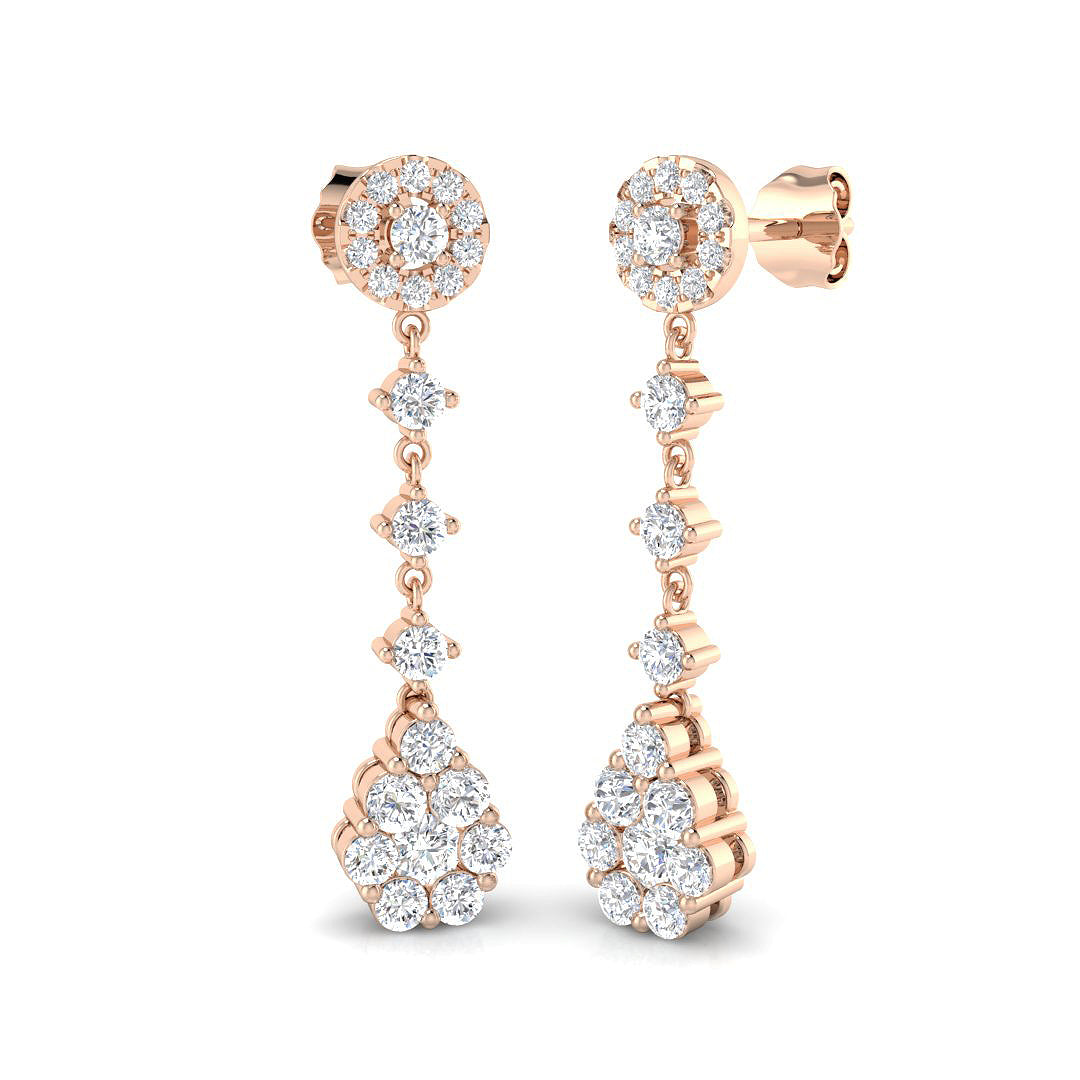 XYE3139 — Earrings - 9k Rose Gold