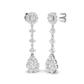 XYE3139 — Earrings - 9k White Gold