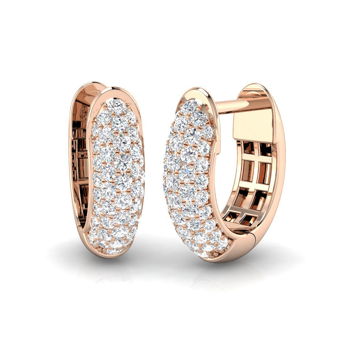 XYE3154 — Earrings - 9k Rose Gold