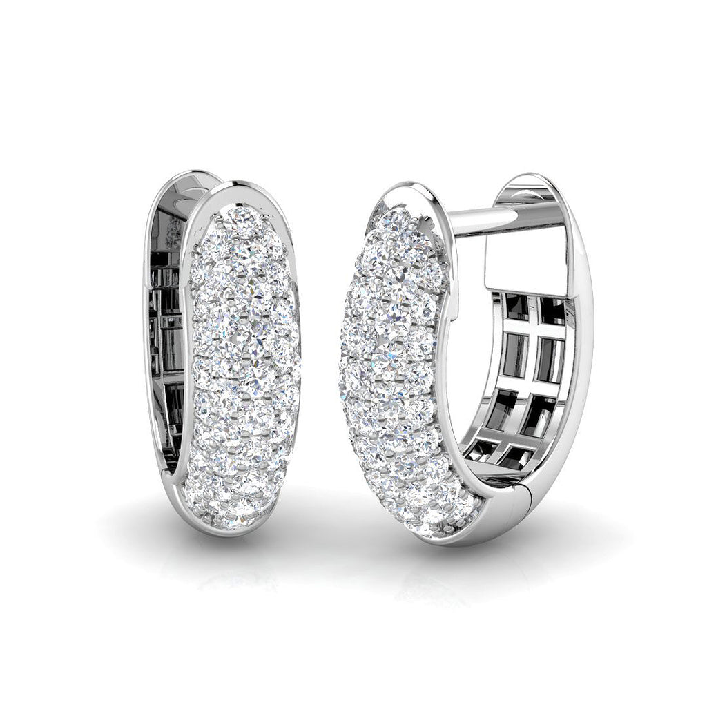 XYE3154 — Earrings - 9k White Gold