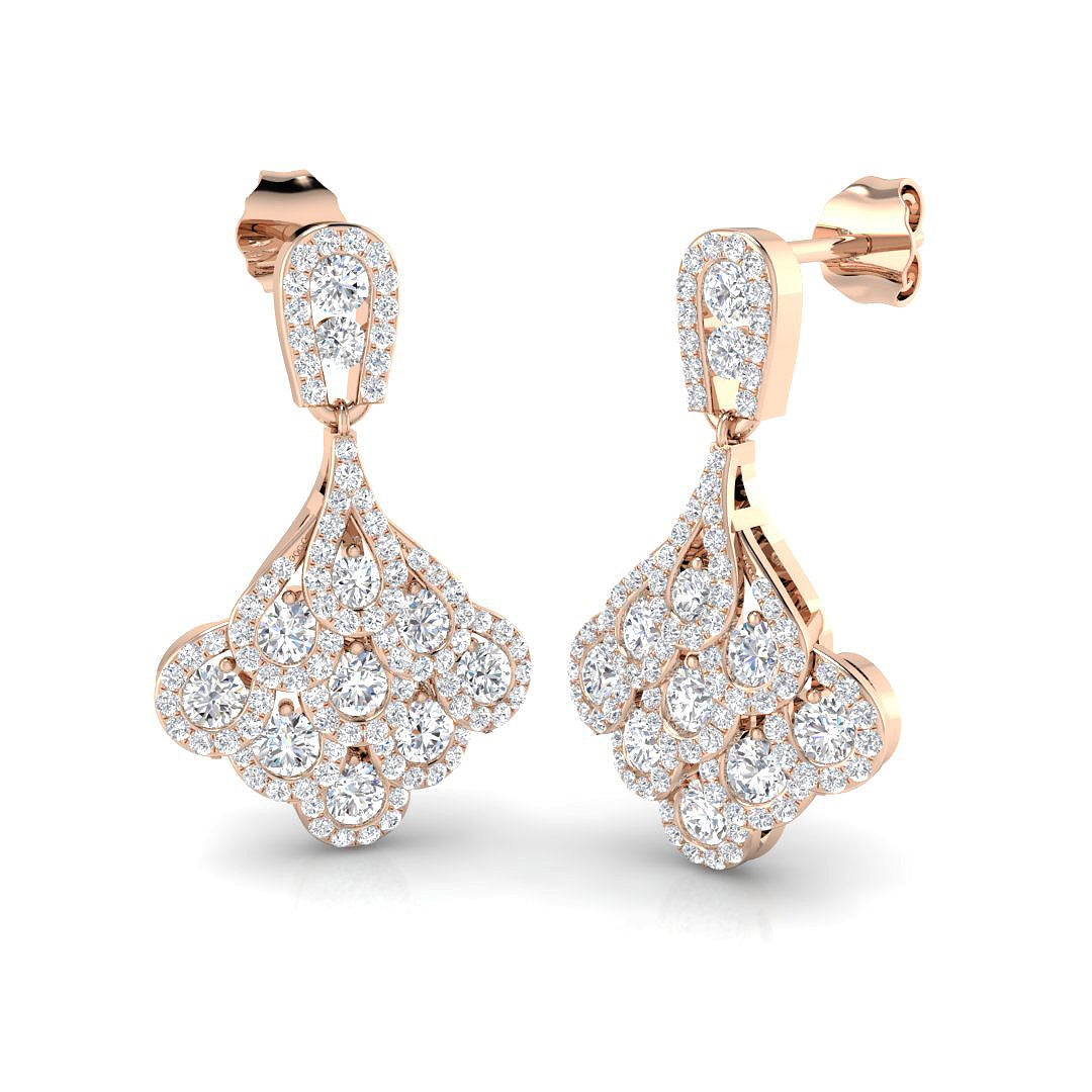XYE3195 — Earrings - 9k Rose Gold