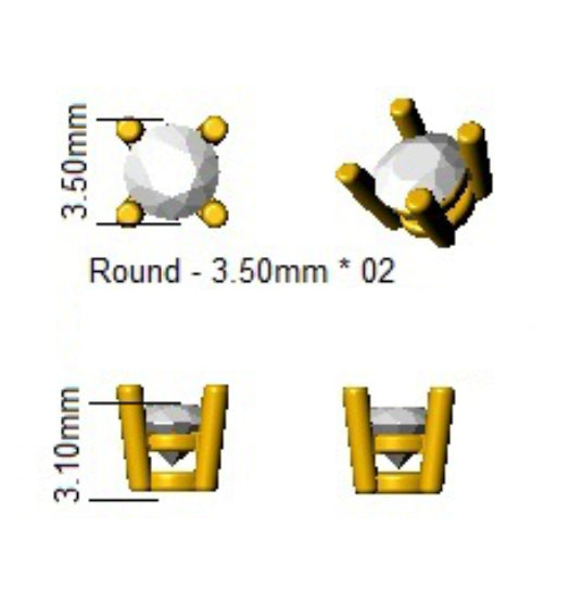 XYE3263 — Earrings - 9k Yellow Gold detail