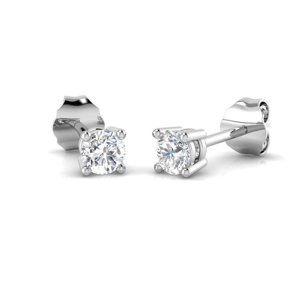 XYE3263 — Earrings - 9k White Gold