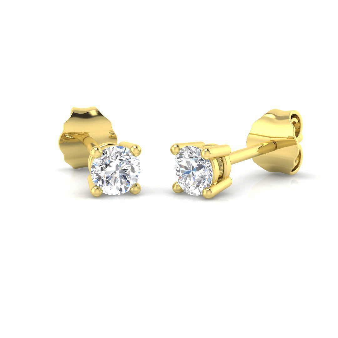 XYE3263 — Earrings - 9k Yellow Gold