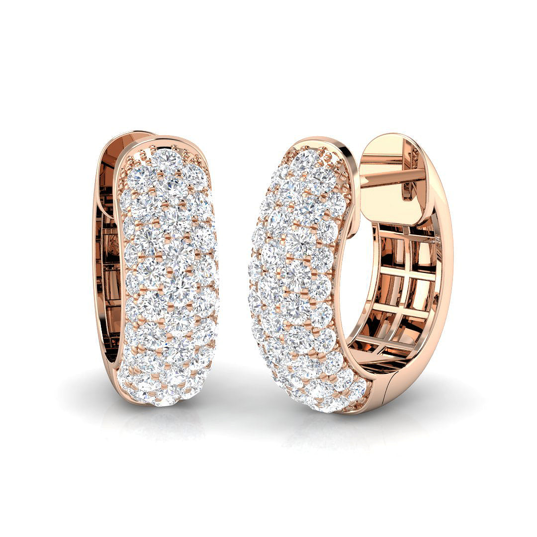 XYE3270 — Earrings - 9k Rose Gold