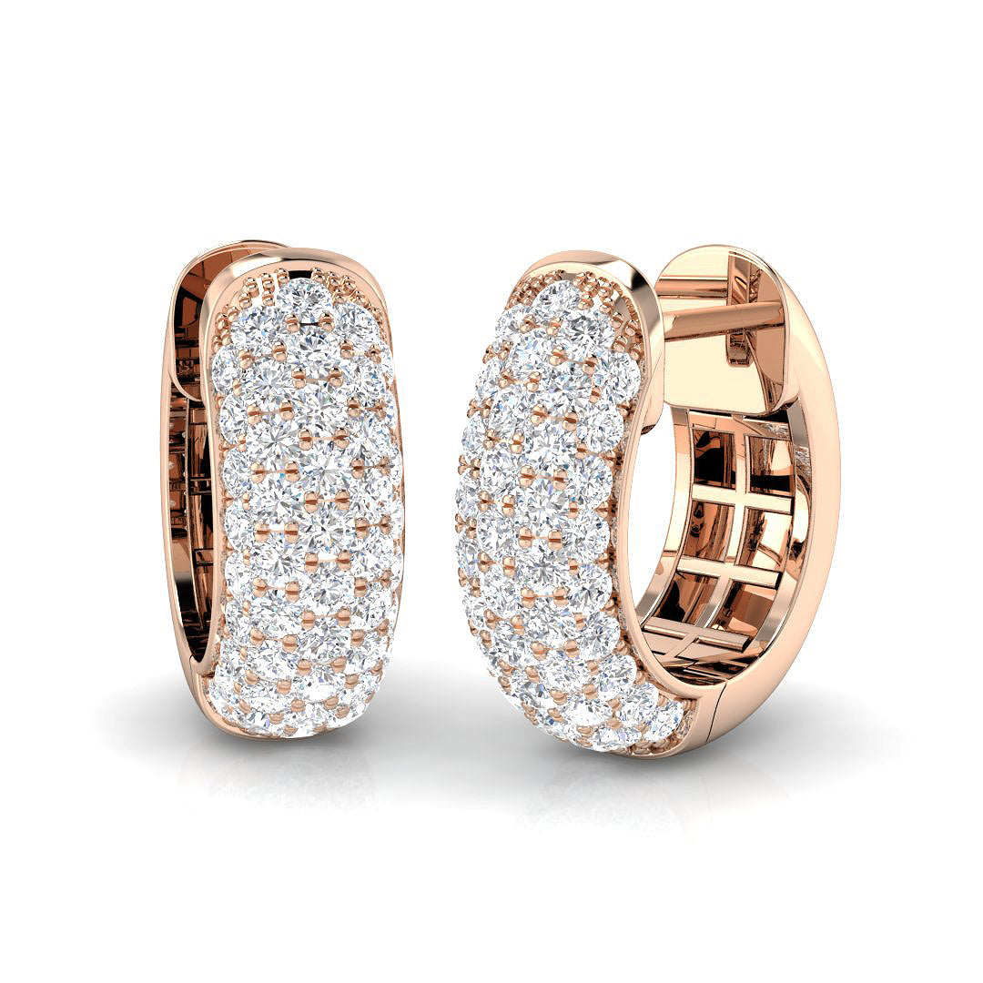 XYE3278 — Earrings - 9k Rose Gold