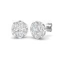 XYE3273 — Earrings - 9k White Gold