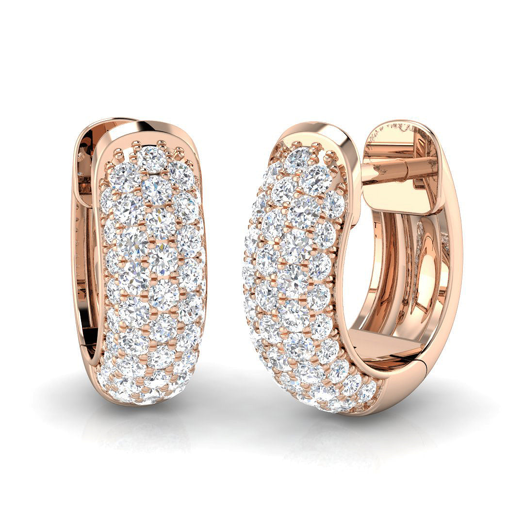 XYE3279 — Earrings - 9k Rose Gold