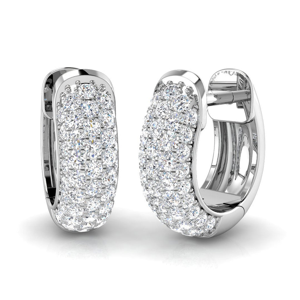 XYE3279 — Earrings - 9k White Gold