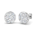 XYE3281 — Earrings - 9k White Gold