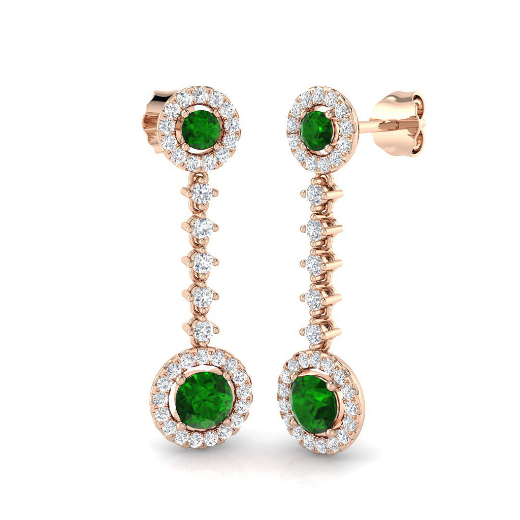 XYE3358 — Earrings - 9k Rose Gold