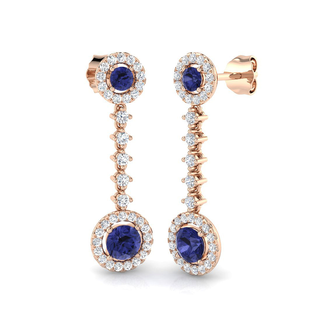 XYE3358 — Earrings - 9k Rose Gold