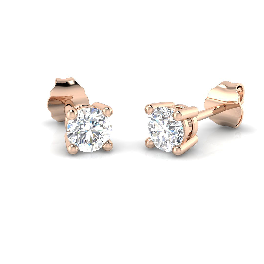 XYE3361 — Earrings - 9k Rose Gold