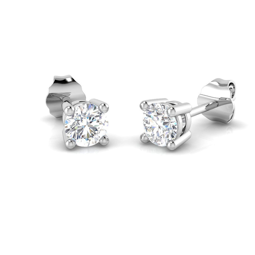XYE3361 — Earrings - 9k White Gold