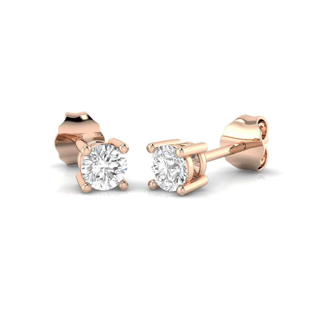 XYE3362 — Earrings - 9k Rose Gold