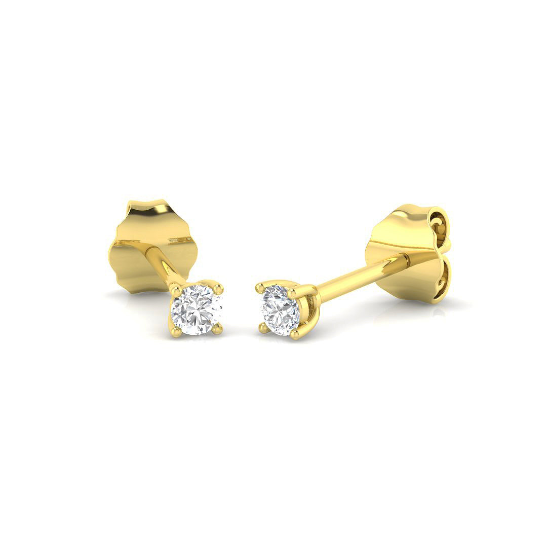XYE3363 — Earrings - 9k Yellow Gold