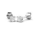 XYE3380 — Earrings - 9k White Gold