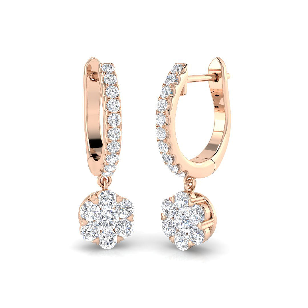 XYE3381 — Earrings - 9k Rose Gold