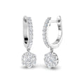 XYE3381 — Earrings - 9k White Gold