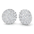 XYE3535 — Earrings - 9k White Gold
