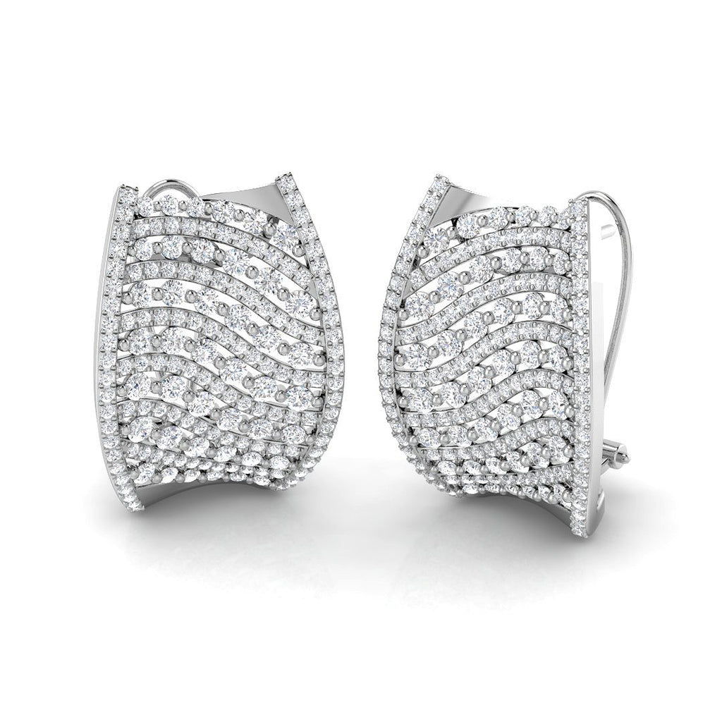 XYE3542 — Earrings - 18k White Gold
