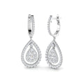 XYE3612 — Earrings - 9k White Gold