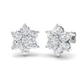 XYE3681 — Earrings - 9k White Gold
