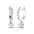 XYE3818 — Earrings - 9k White Gold