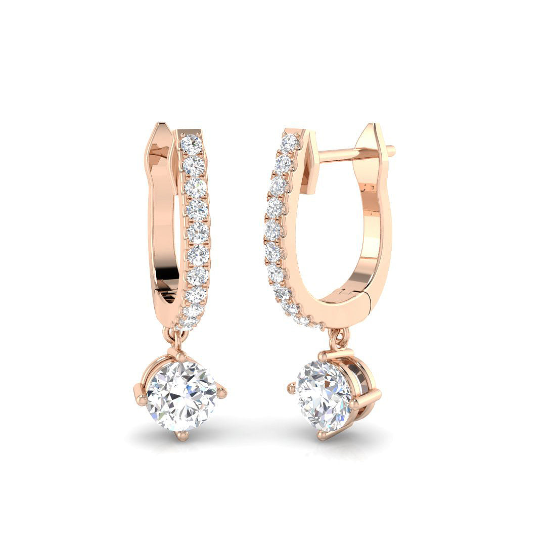 XYE3819 — Earrings - 9k Rose Gold