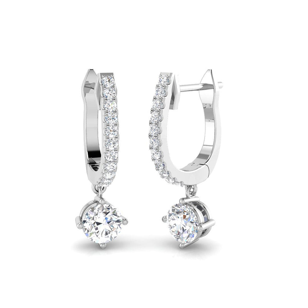 XYE3819 — Earrings - 9k White Gold