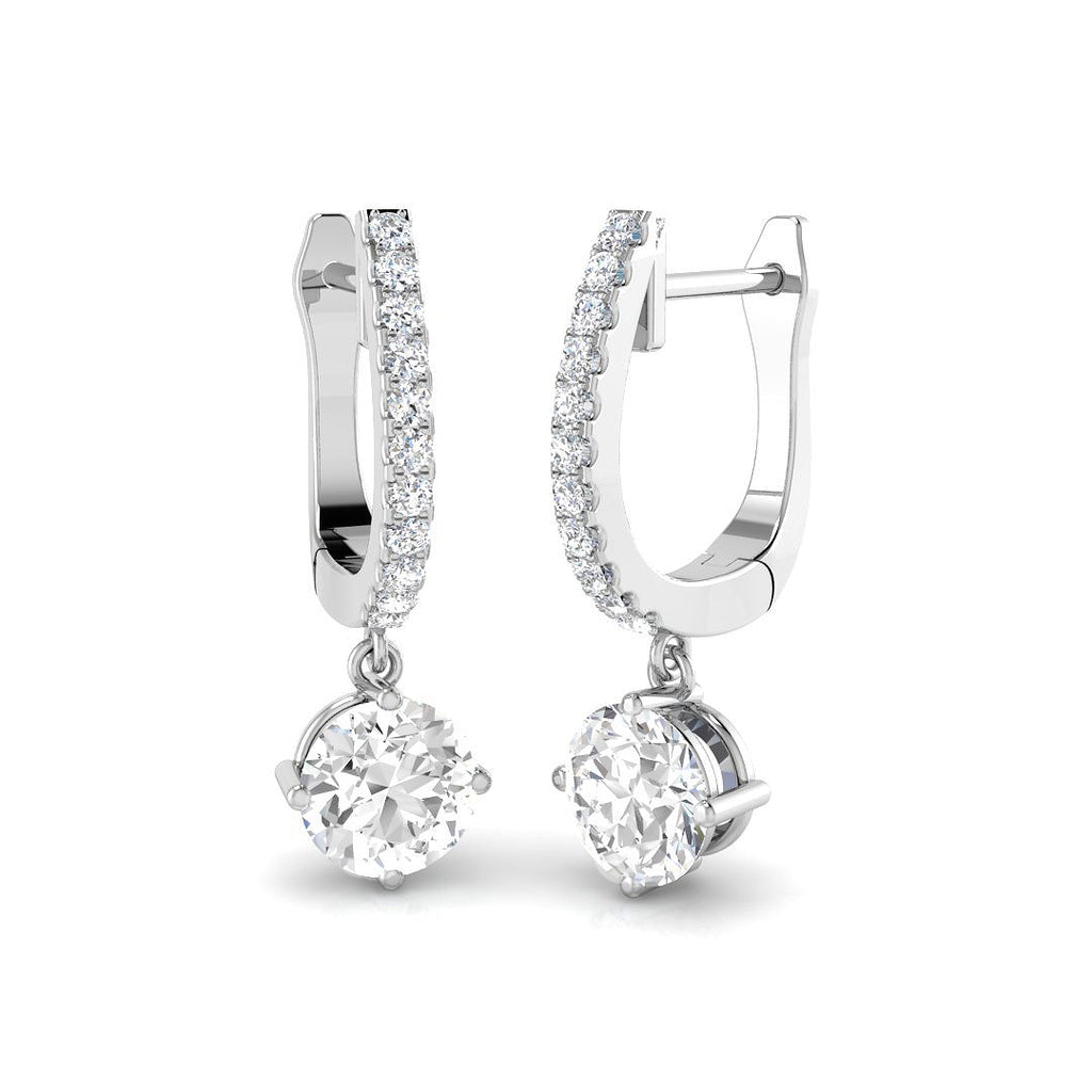 XYE3820 — Earrings - 9k White Gold