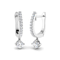 XYE3950 — Earrings - 9k White Gold