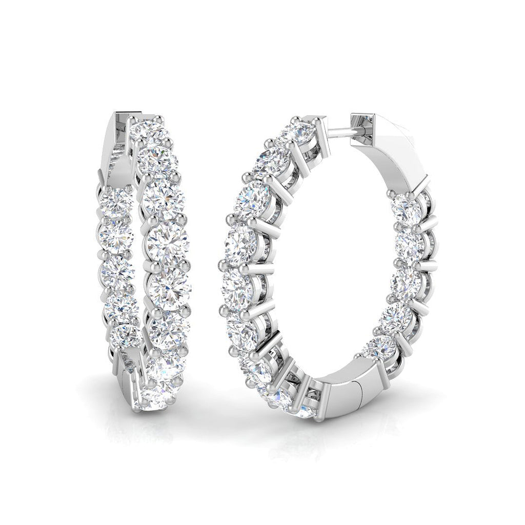 XYE3977 — Earrings - 18k White Gold