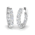 XYE8282 — Earrings - 9k White Gold