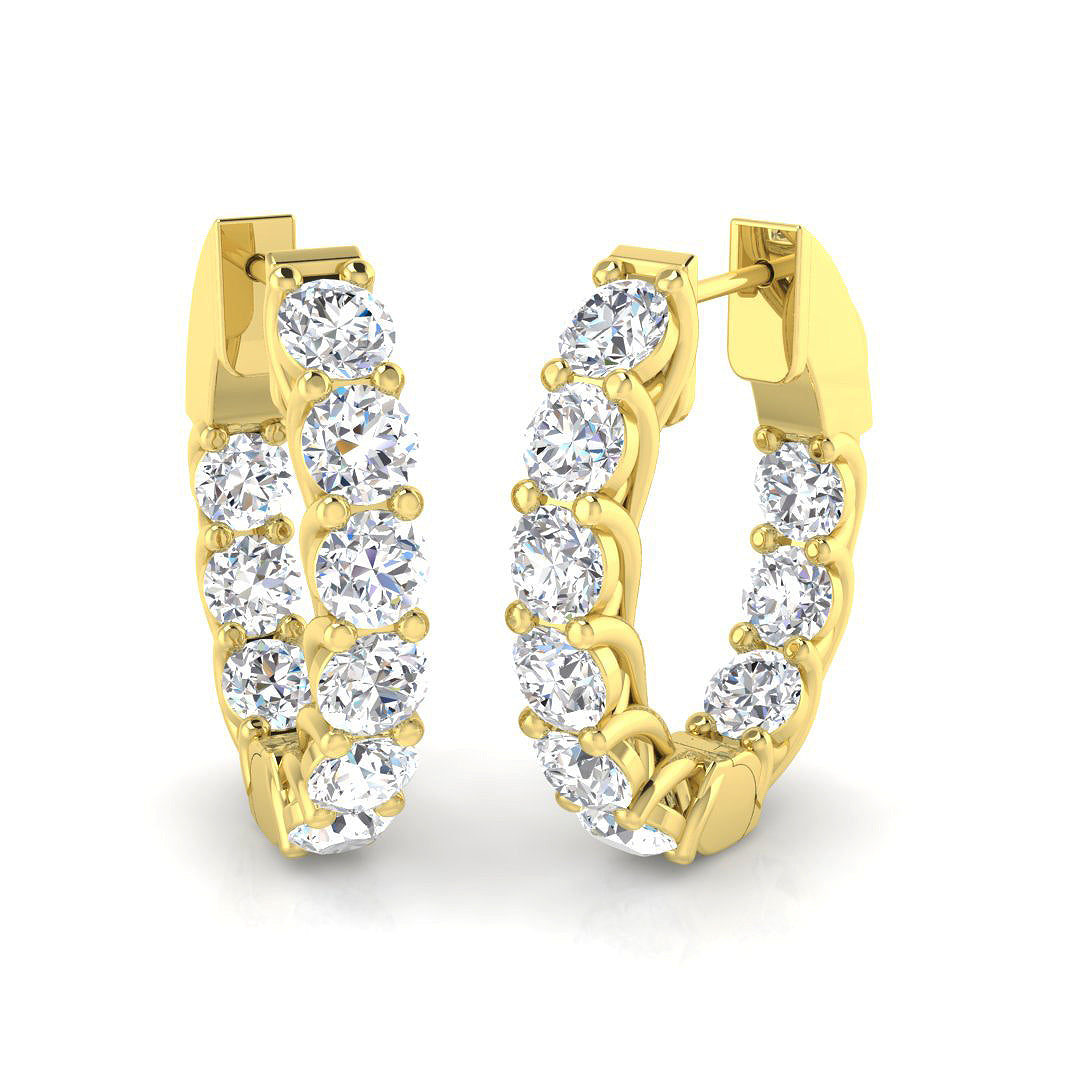 XYE8282 — Earrings - 9k Yellow Gold