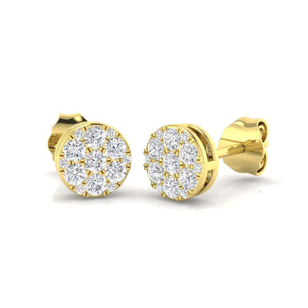 XYE8340 — Earrings - 9k Yellow Gold