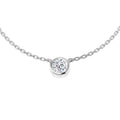 XYN0981 — Necklace - 9k White Gold