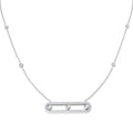 XYN1005 — Necklace - 9k White Gold