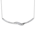 XYN1213 — Necklace - 9k White Gold