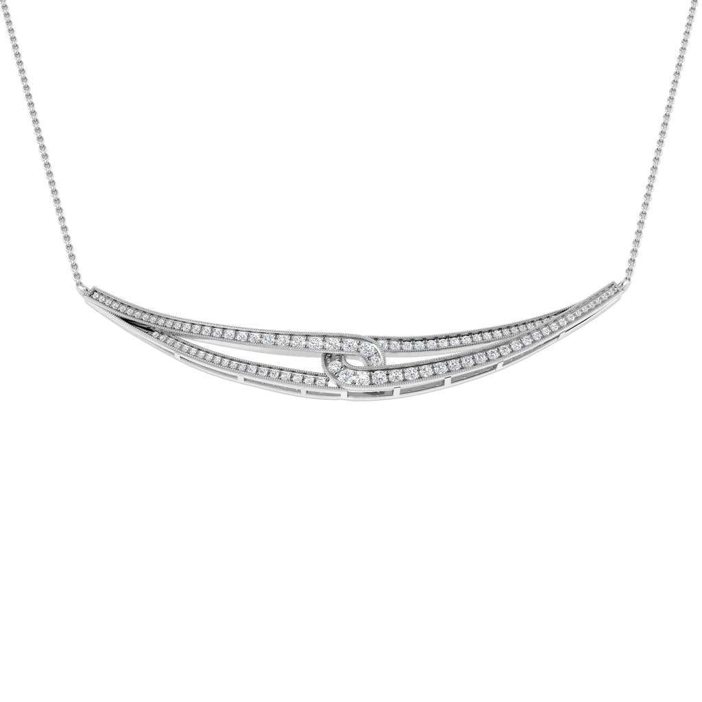 XYN1215 — Necklace - 9k White Gold
