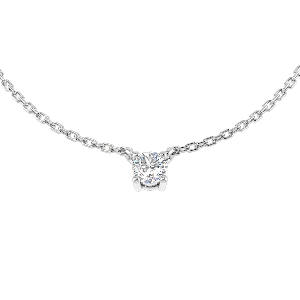 XYN1336 — Necklace - 9k White Gold