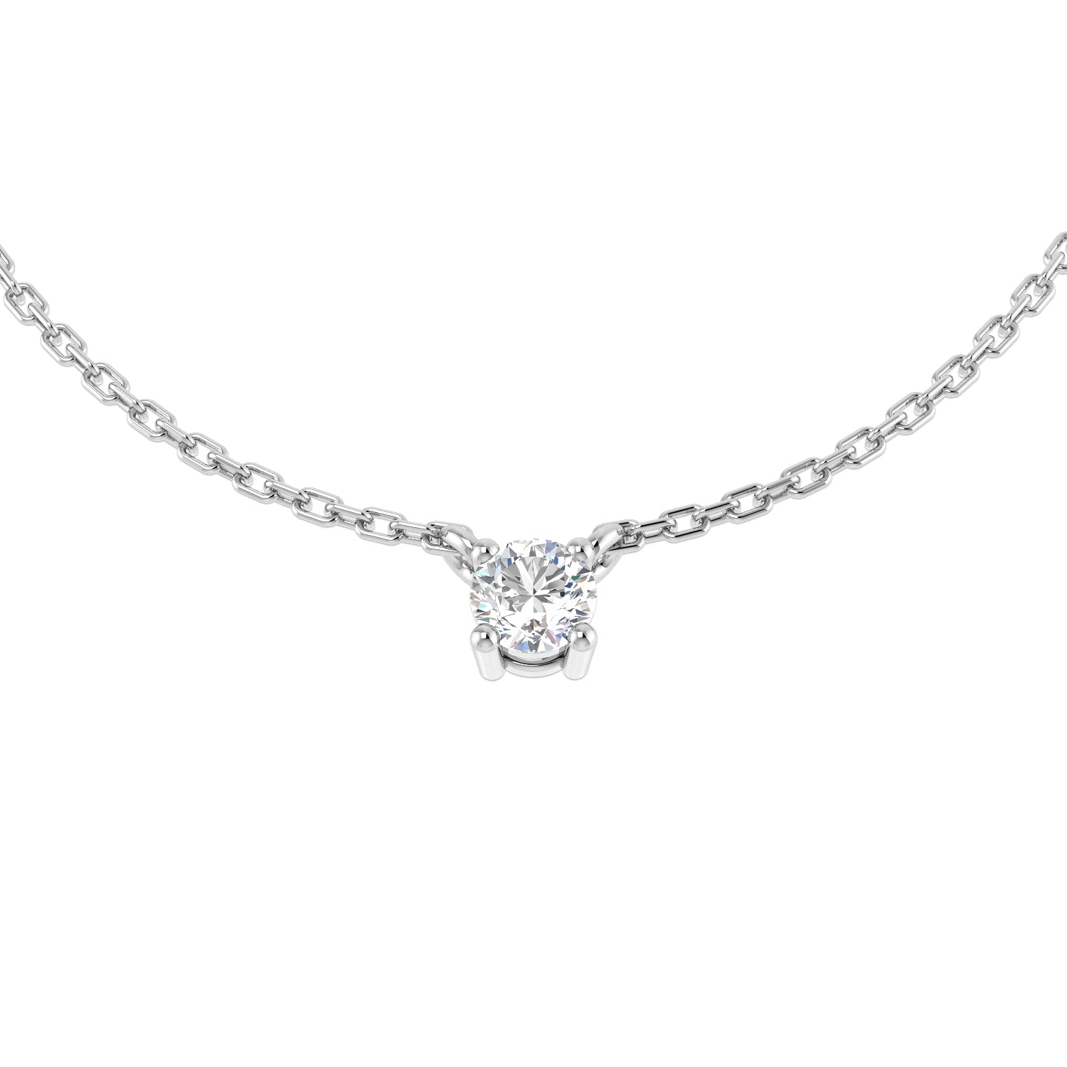 XYN1336 — Necklace - 9k White Gold