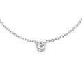 XYN1338 — Necklace - 9k White Gold
