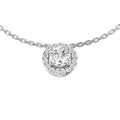 XYN1340 — Necklace - 9k White Gold