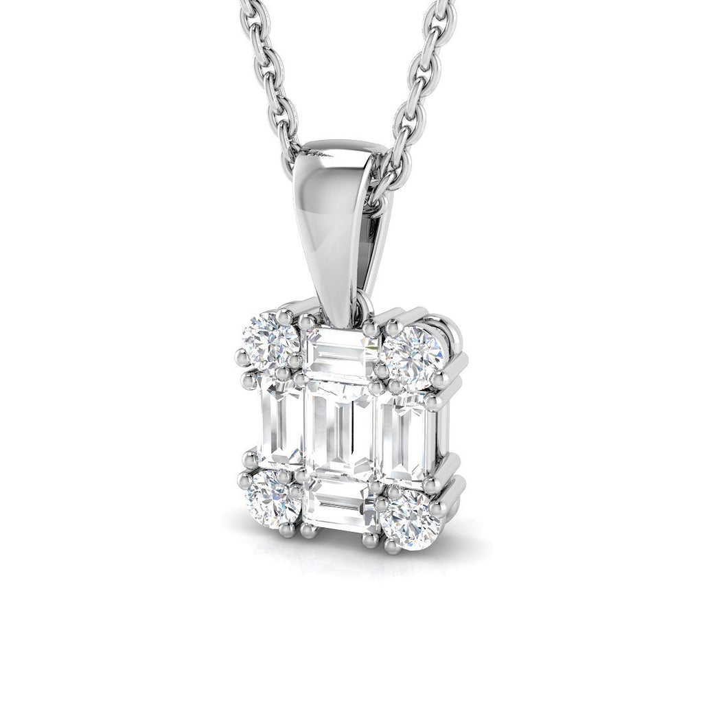 XYP1528 — Pendant - 9k White Gold